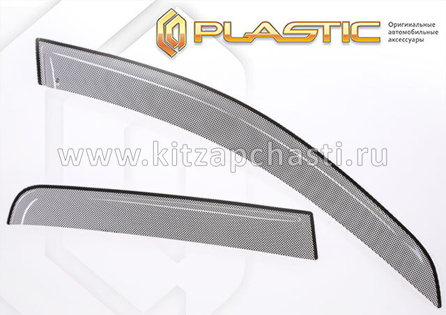 Дефлекторы на окна (комплект 4шт) "Фирма CA-plastic" черная шелкография МОСКВИЧ 6  2010030516189